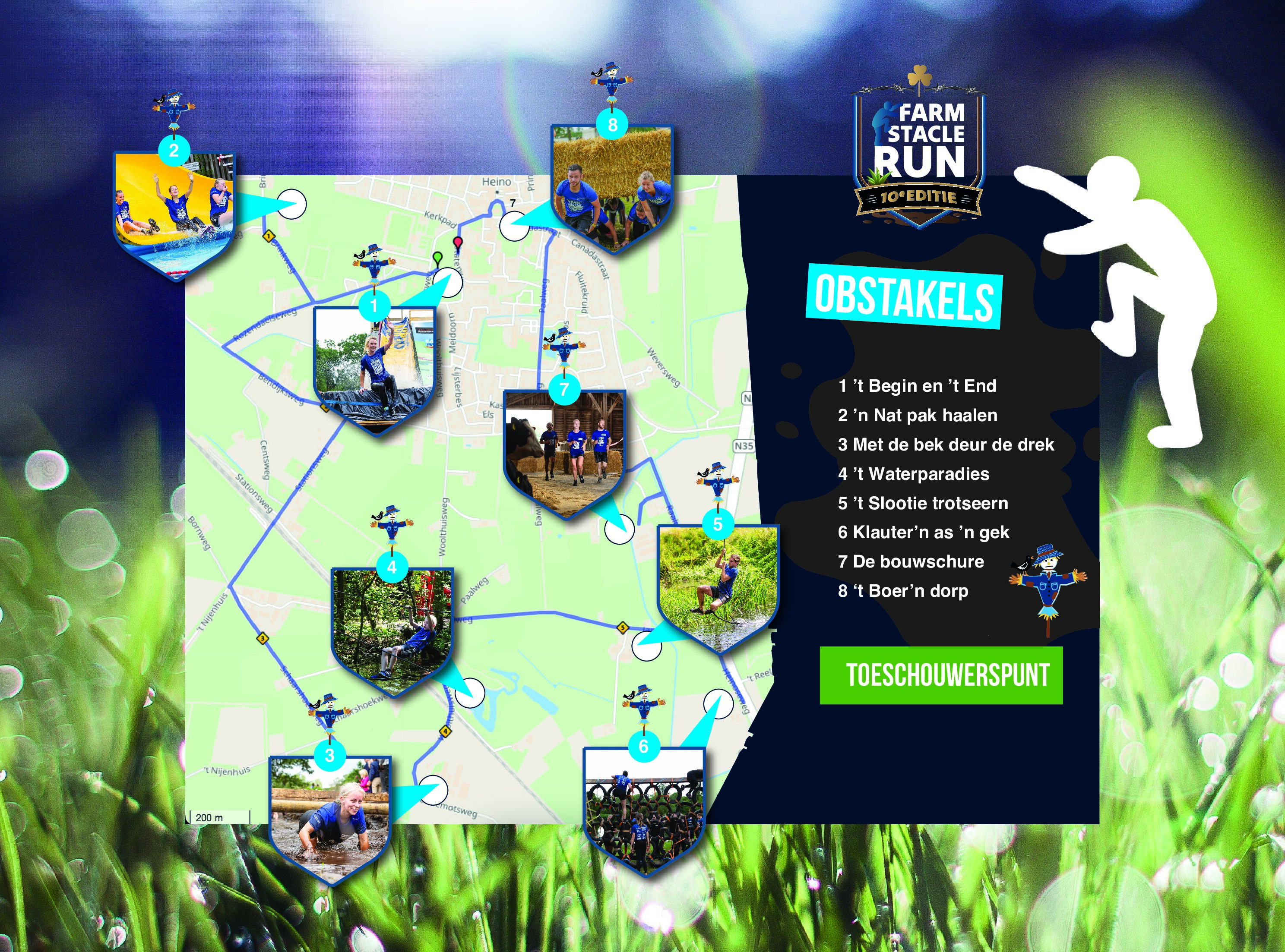 Obstacels Plattegrond